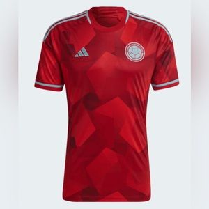 Adidas Colombia 2022-23 Away Football Soccer Jersey Red HB9164 Men’s Multi Sizes